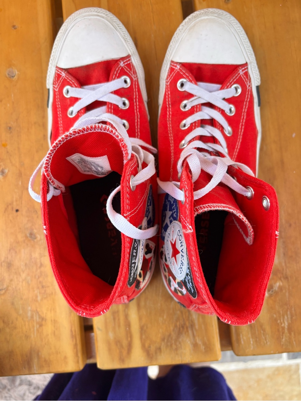 Converse Chuck Taylor All Star High Top "Logo Play" - University Red. Men 9/W 11 - Picture 5 of 7